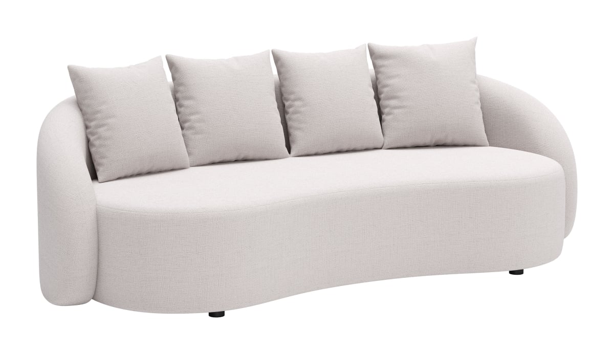 704018 Sunny Isles Sofa Beige -  Zuo