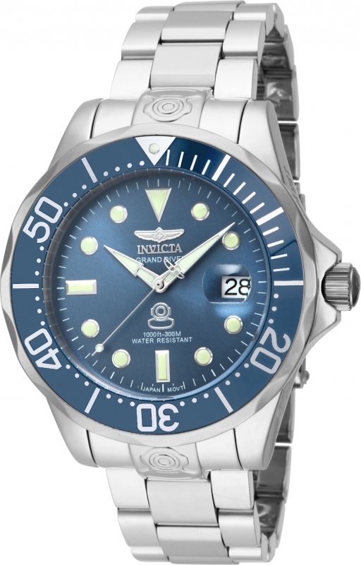 Picture of Invicta 16036 Mens Pro Diver Automatic 3 Hand Metallic Dial Watch, Blue