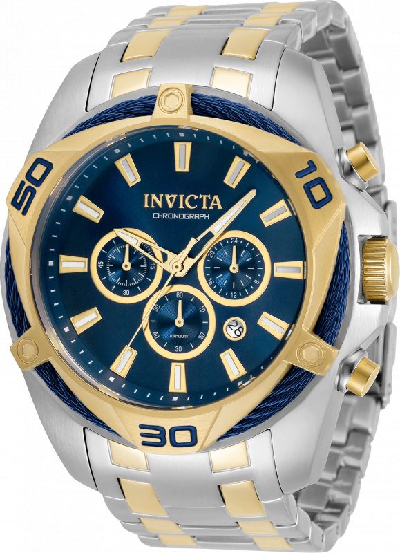34125 Mens Bolt Quartz Chronograph Dial Watch Blue