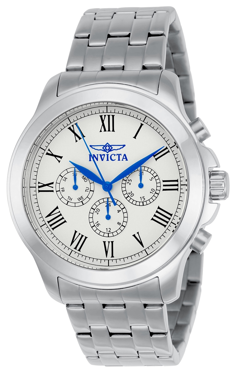 21657 Mens Specialty Quartz Chronograph Dial Watch Silver