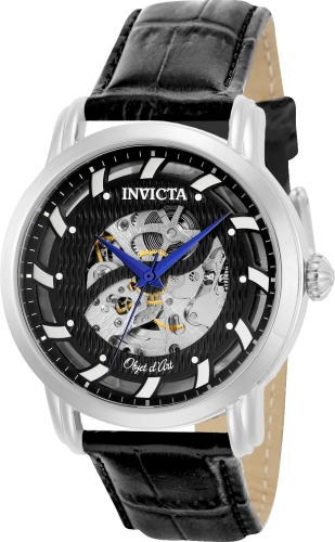 Picture of Invicta 22633 Mens Objet D Art Automatic 3 Hand Dial Watch&#44; Black