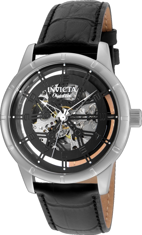 Picture of Invicta 25259 Mens Objet D Art Automatic 3 Hand Dial Watch&#44; Black