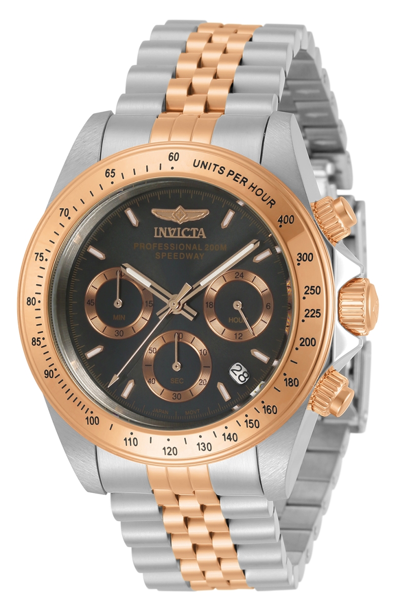 30993 Mens Speedway Quartz Chronograph Dial Watch44 Charcoal