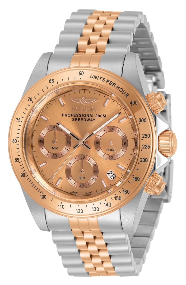 30994 Mens Speedway Quartz Chronograph Dial Watch Copper