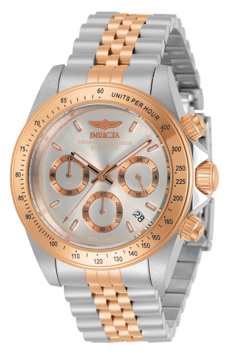 30995 Mens Speedway Quartz Chronograph Dial Watch44 Silver