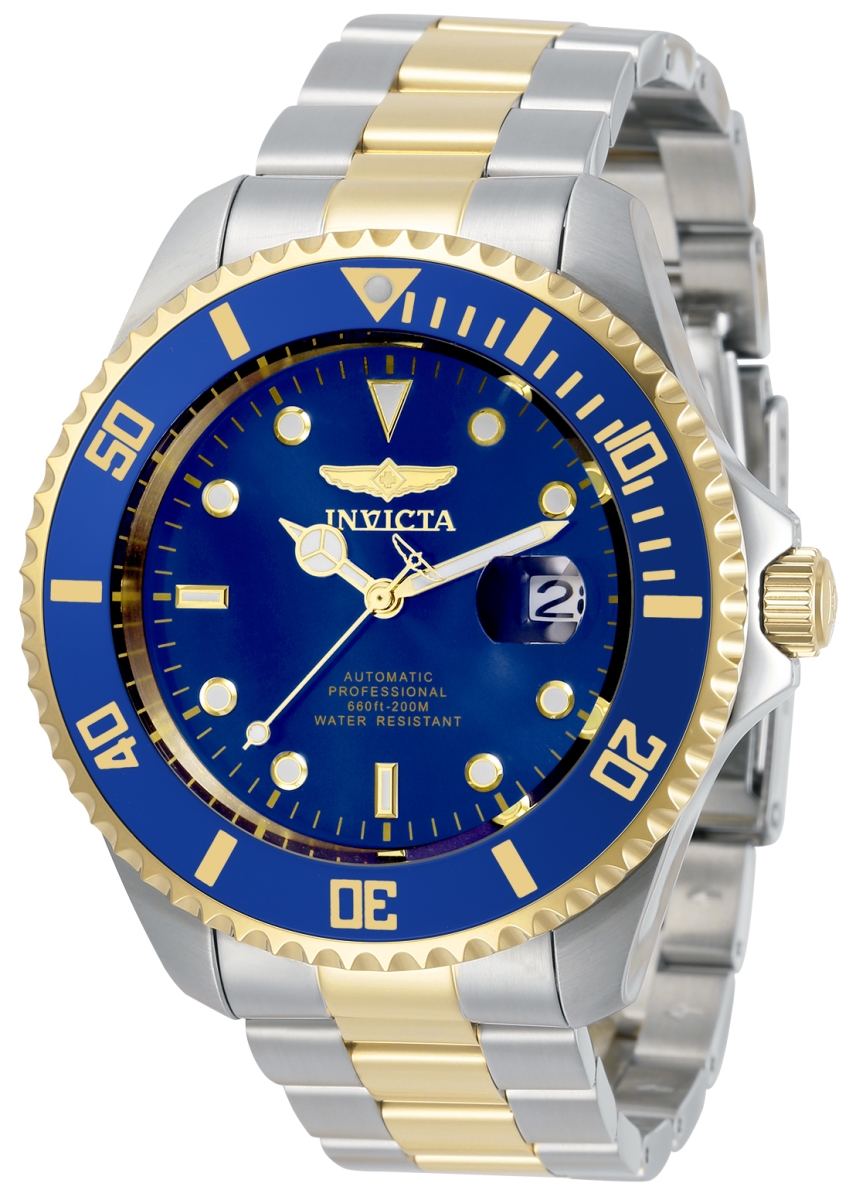 Picture of Invicta 34042 22 mm Mens Pro Diver Automatic 3 Hand Blue Dial Watch