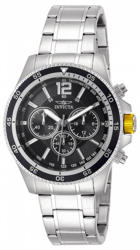 Picture of Invicta 13973 22 mm Mens Specialty Quartz Chronograph Black Dial Watch