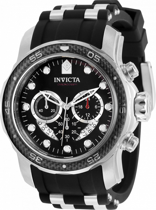 Picture of Invicta 35414 26 mm Mens Pro Diver Quartz Multifunction Black Dial Watch