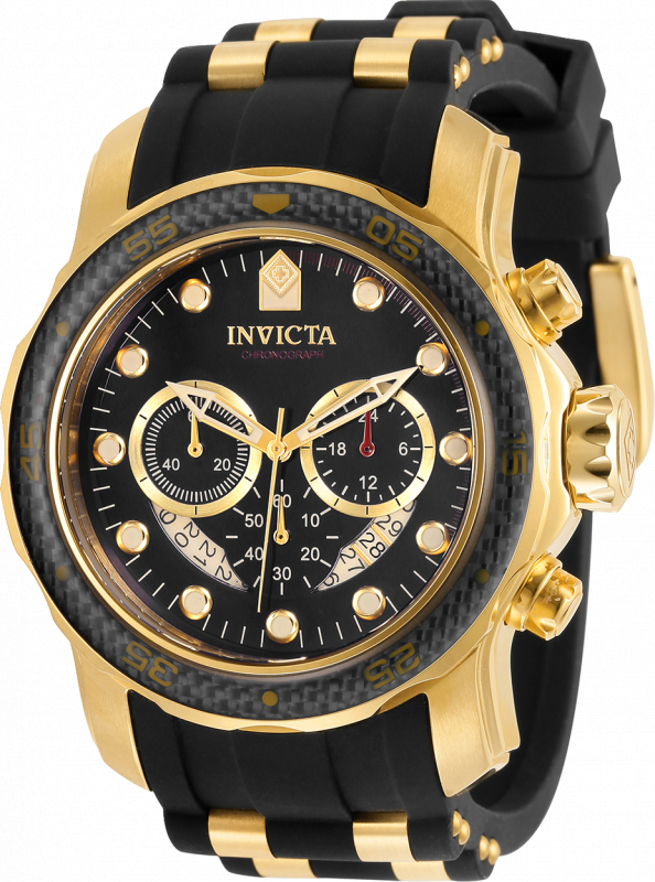 Picture of Invicta 35415 26 mm Mens Pro Diver Quartz Multifunction Black Dial Watch
