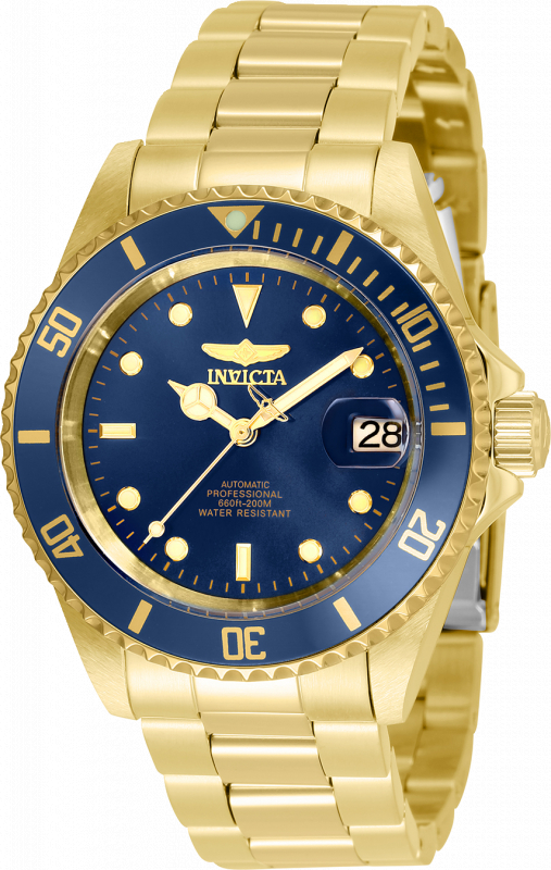 Picture of Invicta 35699 20 mm Mens Pro Diver Automatic 3 Hand Navy Blue Dial Watch