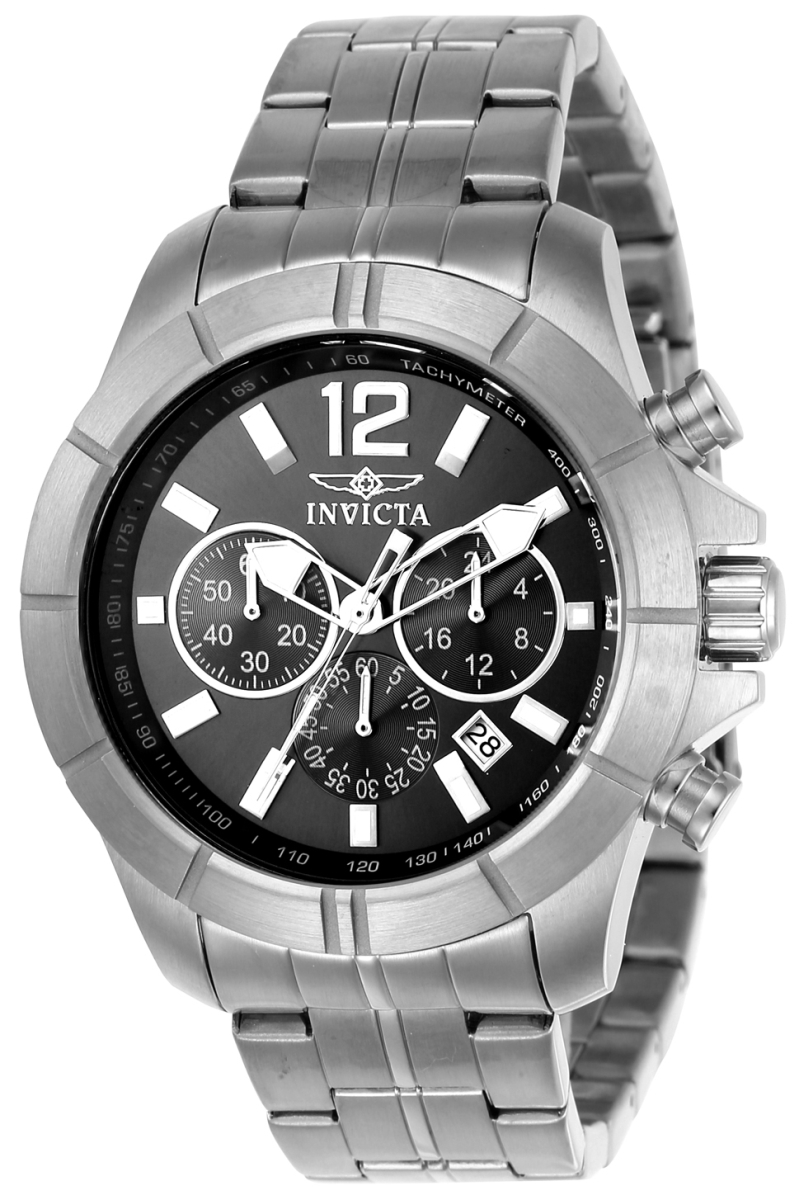 Picture of Invicta 21462 22 mm Mens Specialty Quartz Chronograph Black Dial Watch