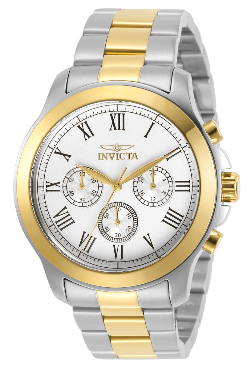 Picture of Invicta 21659 22 mm Mens Specialty Quartz Chronograph Silver Dial Watch