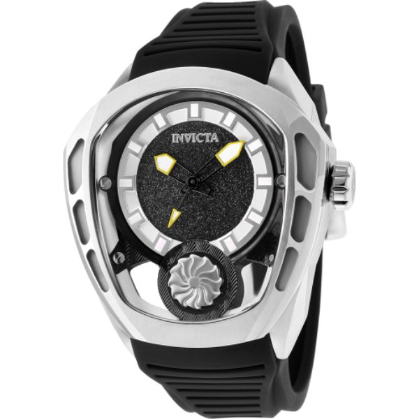 Picture of Invicta 35442 48.7 in. Dia. 26 mm Mens Akula Automatic 3 Hand Black&#44; Silver Dial Watch