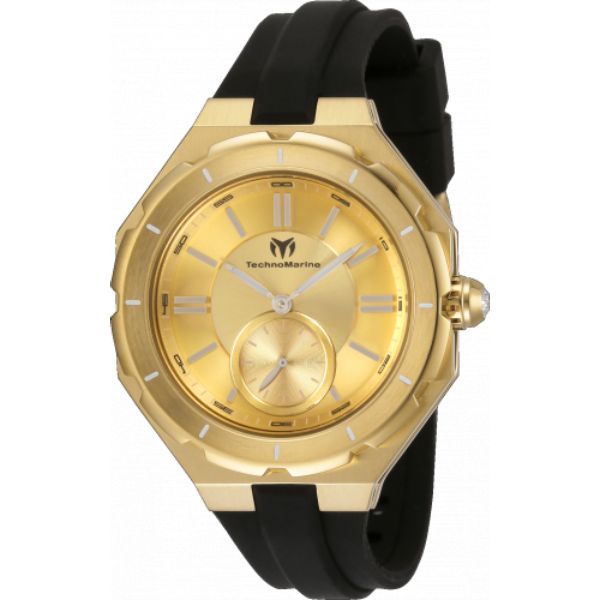 TM-120038 Womens Cruise Sea Quartz Dial Watch, Gold -  Technomarine