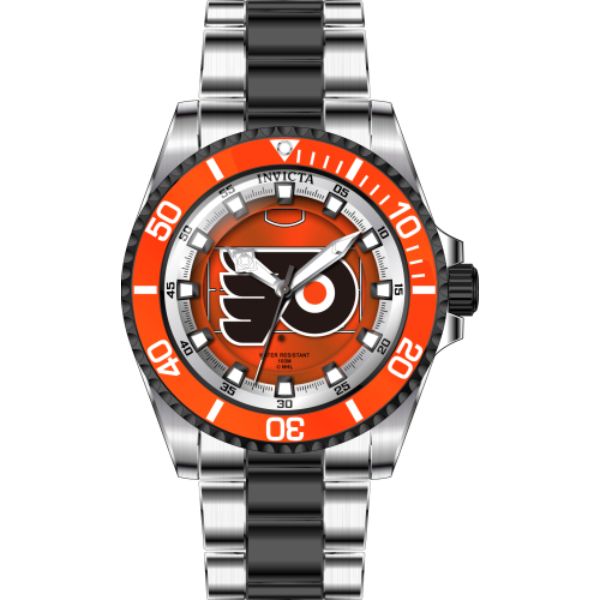 42215 Womens NHL Philadelphia Flyers Quartz Dial Watch, Multi Color -  Invicta