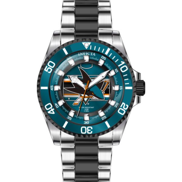 42222 Womens NHL San Jose Sharks Quartz Dial Watch, Multi Color -  Invicta