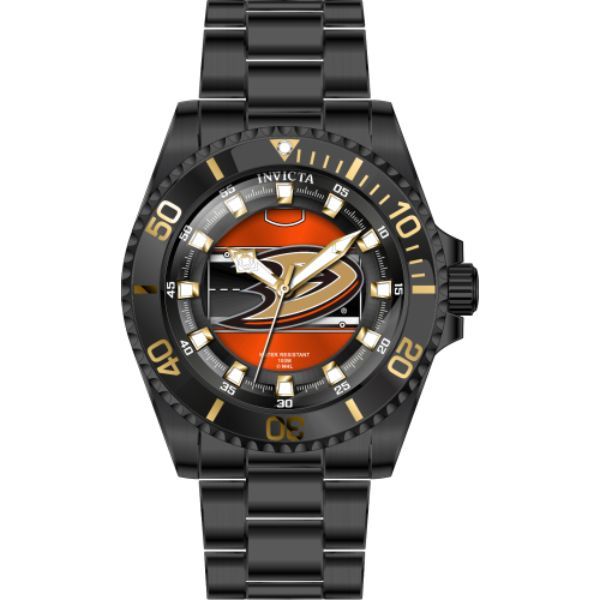 42225 Womens NHL Anaheim Ducks Quartz Dial Watch, Multi Color -  Invicta