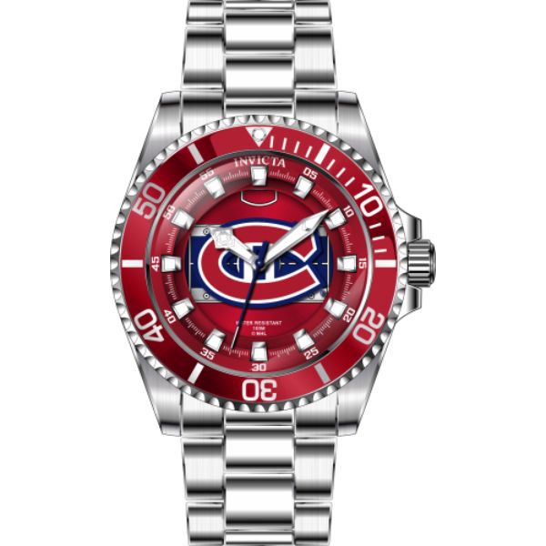 42229 Womens NHL Montreal Canadiens Quartz Dial Watch, Multi Color -  Invicta