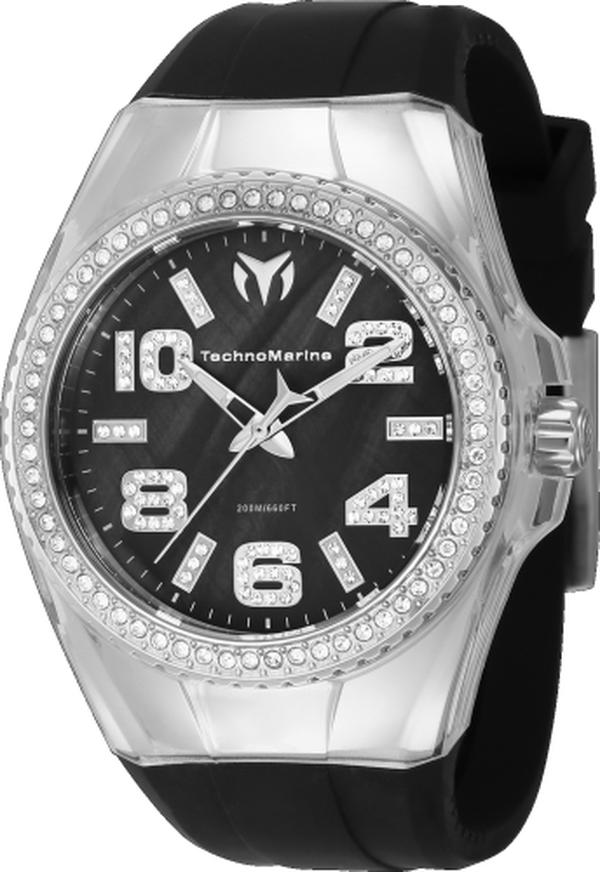Picture of TechnoMarine TM-121261 Cruise Quartz Black Mother of Pearl Dial Ladies Watch