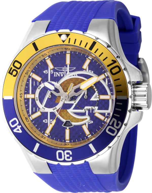 45405 NFL Los Angeles Rams Quartz Multifunction Blue Dial Men Watch -  Invicta