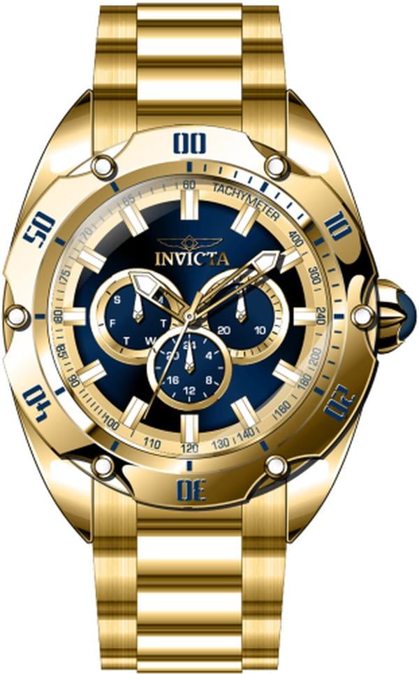 45732 Venom Quartz Chronograph Blue Dial Men Watch -  Invicta