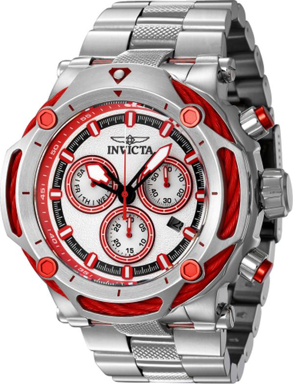 42106 Bolt Quartz Chronograph Silver Dial Men Watch -  Invicta