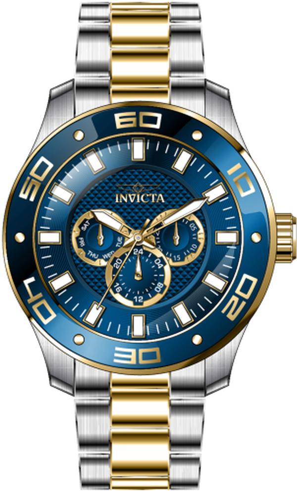 45760 Pro Diver Quartz Multifunction Blue Dial Men Watch -  Invicta