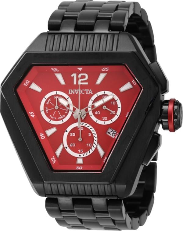 46098 Speedway Quartz Chronograph Red Men Dial Watch -  Invicta