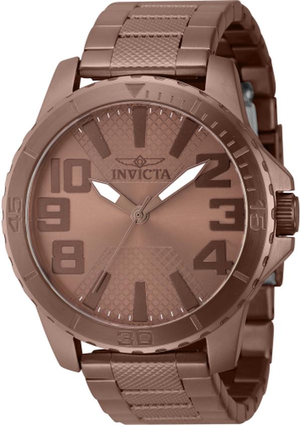 46303 Speedway Quartz 3 Hand Brown Dial Men Watch -  Invicta