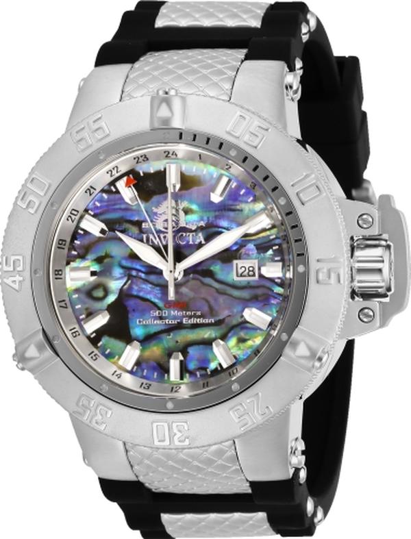 29614 Subaqua Quartz GMT Blue & Green Men Dial Watch -  Invicta