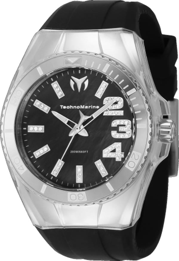 TM-121249 Cruise Monogram Quartz Black Lady Dial Watch -  Technomarine