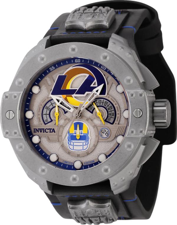 45121 NFL Los Angeles Rams Quartz Chronograph Multi Color Men Dial Watch -  Invicta