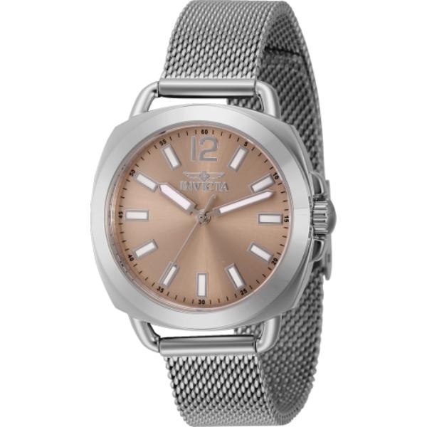 46337 Womens Wildflower Quartz 3 Hand Light Pink Dial Watch