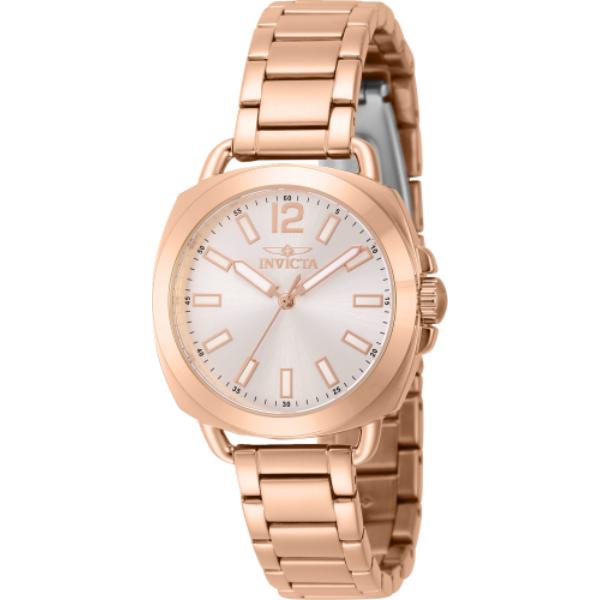 46347 Womens Wildflower Quartz 3 Hand Silver Dial Watch