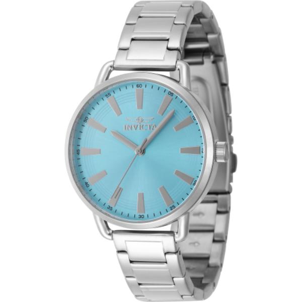 47321 Womens Wildflower Quartz 3 Hand Light Blue Dial Watch
