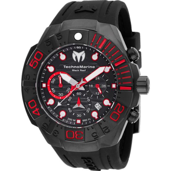 TM523010 Mens Reef Quartz Chronograph Black Dial Watch