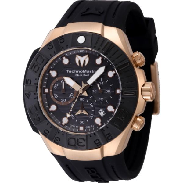 TM523011 Mens Reef Quartz Chronograph Black Dial Watch