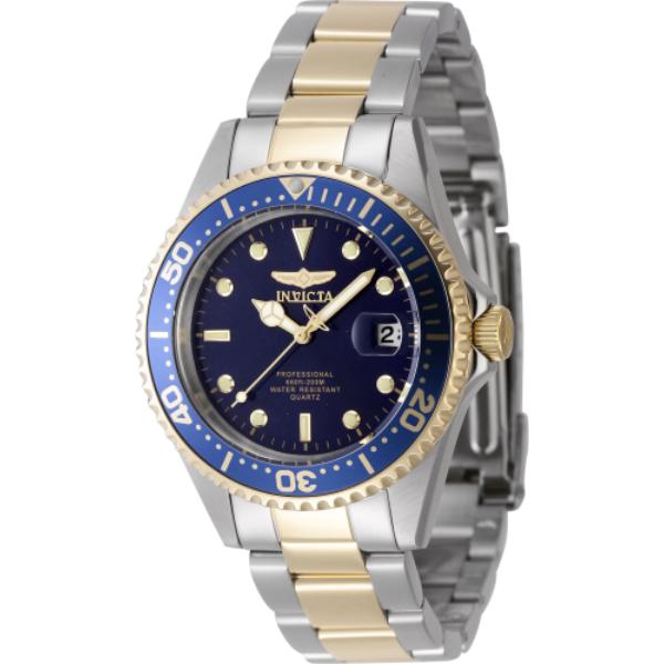 8935OB Mens Pro Diver Quartz 3 Hand Blue Dial Watch -  Invicta