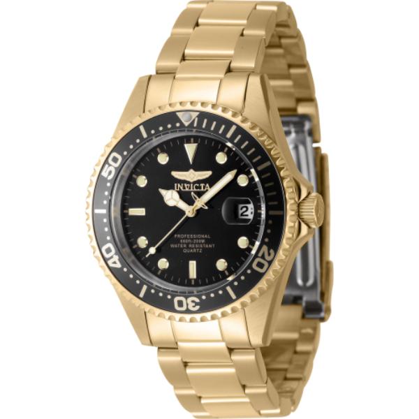 8936OB Mens Pro Diver Quartz 3 Hand Black Dial Watch