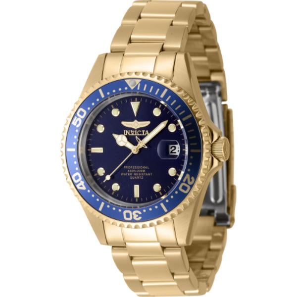 8937OB Mens Pro Diver Quartz 3 Hand Blue Dial Watch