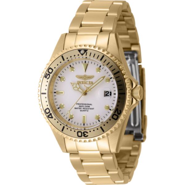 8938OB Mens Pro Diver Quartz 3 Hand White Dial Watch -  Invicta
