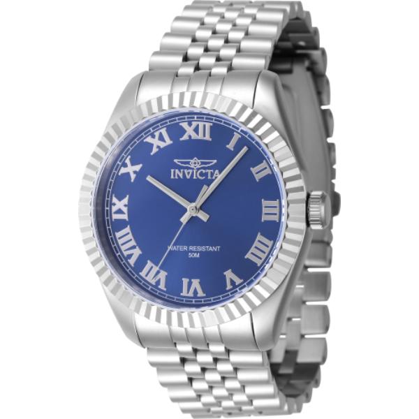 47399 Mens Specialty Quartz 3 Hand Blue Dial Watch