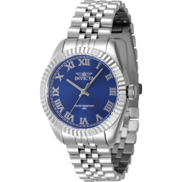47411 Womens Specialty Quartz 3 Hand Blue Dial Watch