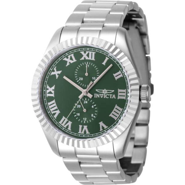 47422 Mens Specialty Quartz Multifunction Green Dial Watch
