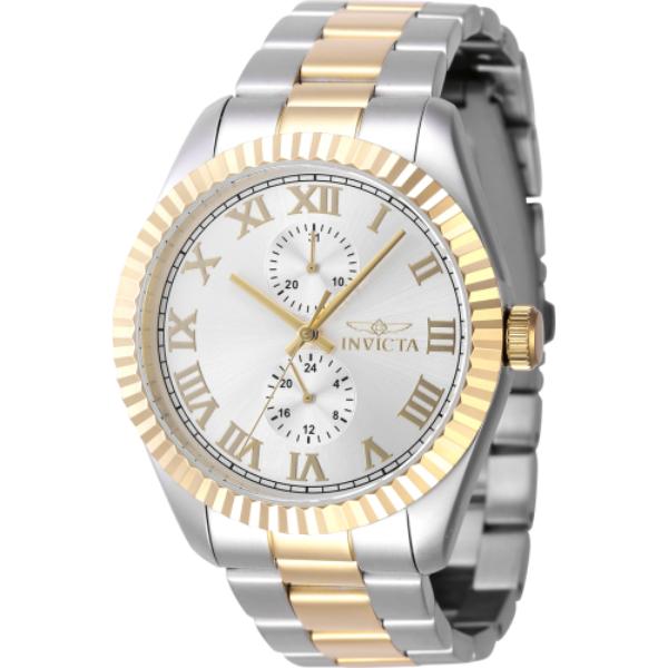 47426 Mens Specialty Quartz Multifunction Silver Dial Watch