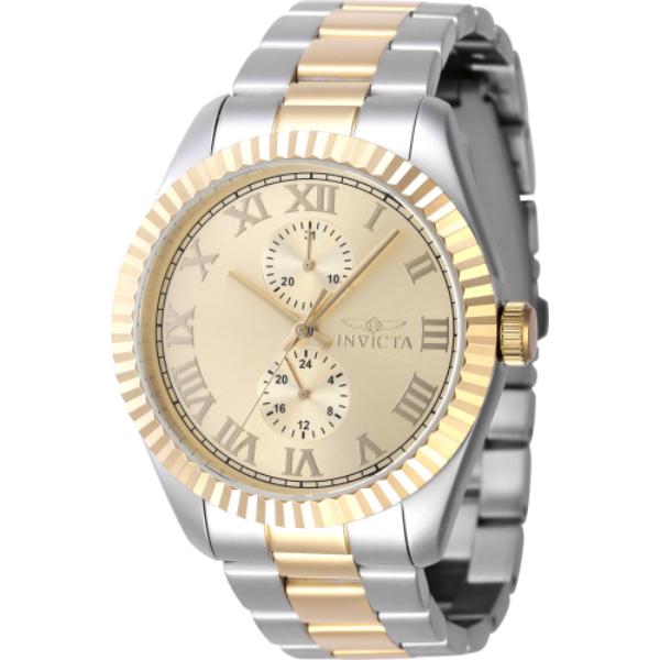47428 Mens Specialty Quartz Multifunction Gold Dial Watch -  Invicta