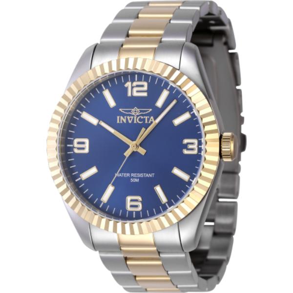 47456 Mens Specialty Quartz 3 Hand Blue Dial Watch -  Invicta