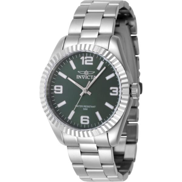 47465 Womens Specialty Quartz 3 Hand Green Dial Watch