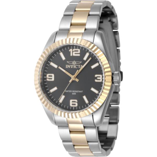 47468 Womens Specialty Quartz 3 Hand Black Dial Watch
