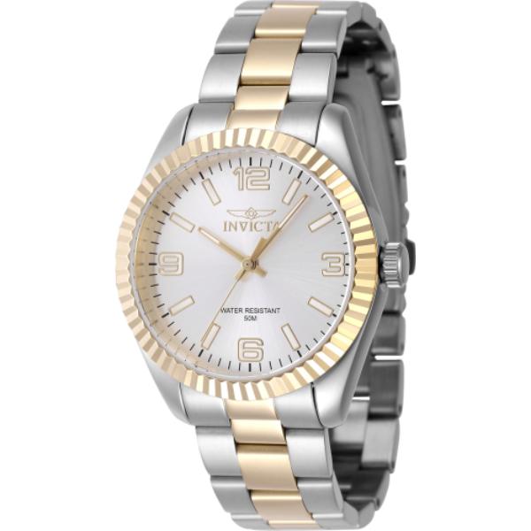 47469 Womens Specialty Quartz 3 Hand Silver Dial Watch